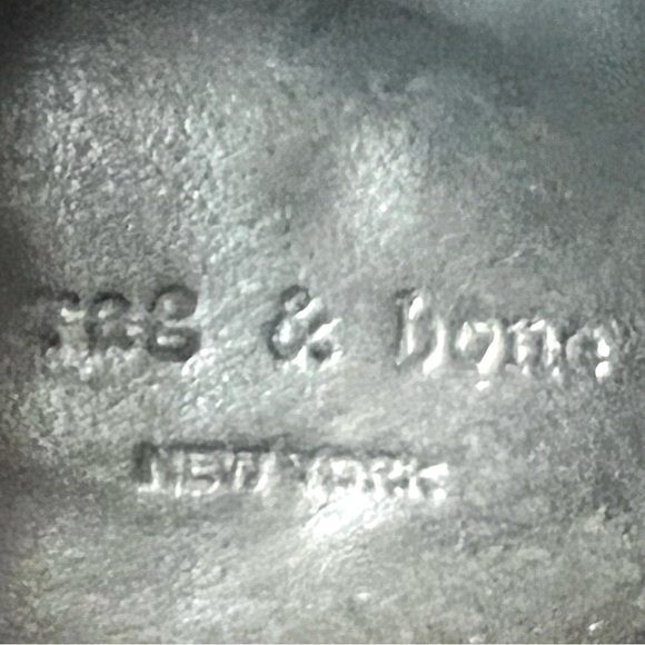 Rag & Bone Margot Gray Suede Tassel Heeled Booties - Picture 12 of 12